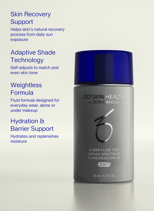 Sheer Fluid Tint Broad Spectrum SPF 45 - Med/Tan