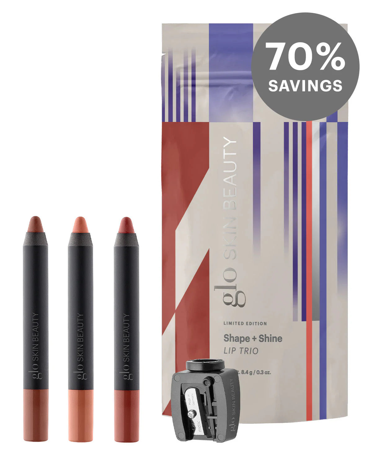 GLO Shape & Shine Lip Trio - Limited Edition